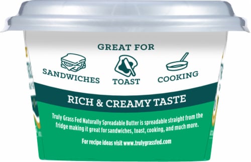 Truly Grass Fed™ Naturally Spreadable Butter Perspective: right