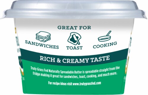 Truly Grass Fed™ Naturally Spreadable Butter Perspective: right