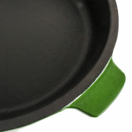 BergHOFF Neo Cast Iron Fry Pan - Green Perspective: right