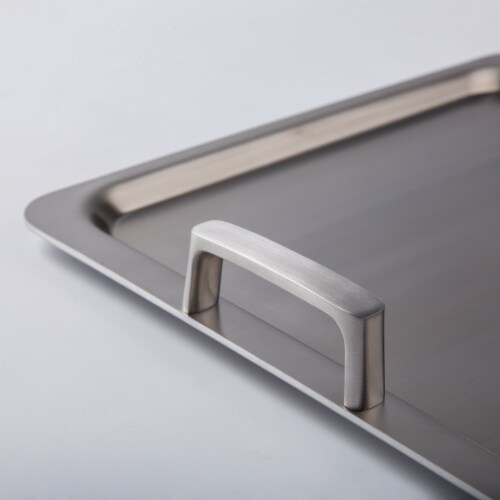 BergHOFF Ron 13.75-Inch 18/10 Stainless Steel 5-Ply Teppanyaki Plate Perspective: right