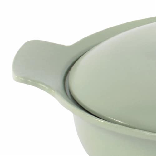 BergHOFF Cast Iron Covered Deep Skillet - Green Perspective: right