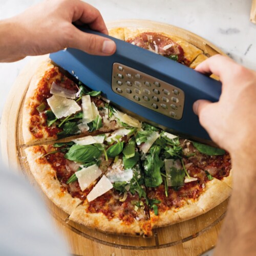BergHOFF Leo Pizza Slicer & Grater - Blue Perspective: right