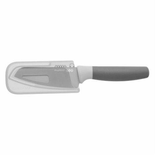 BergHOFF Leo Stainless Steel Vegetable Knife with Zester - Gray Perspective: right