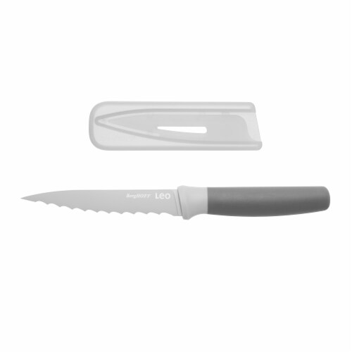 BergHOFF Stainless Steel Serrated Utility Knife - Gray Perspective: right