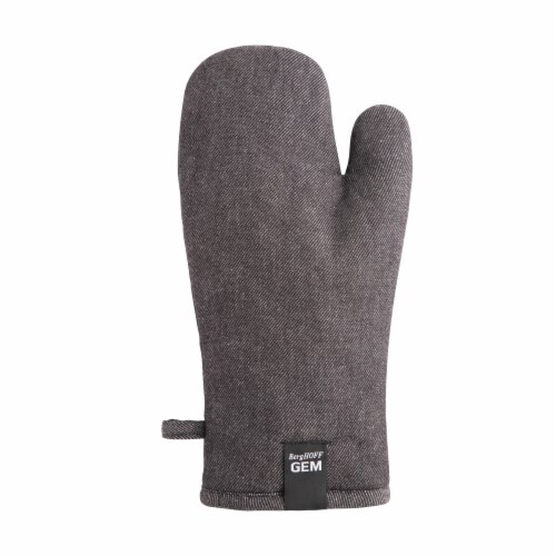 BergHOFF Gem Oven Glove Set - Black Denim Perspective: right