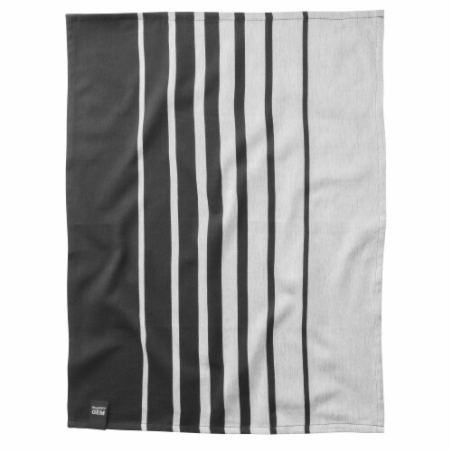 BergHOFF Gem Kitchen Towel Set - Black/White Perspective: right