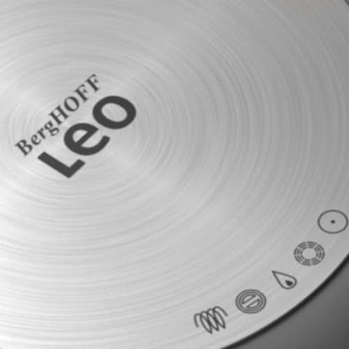 BergHOFF Leo 10-Inch Non-Stick Grill Pan, Grey Perspective: right