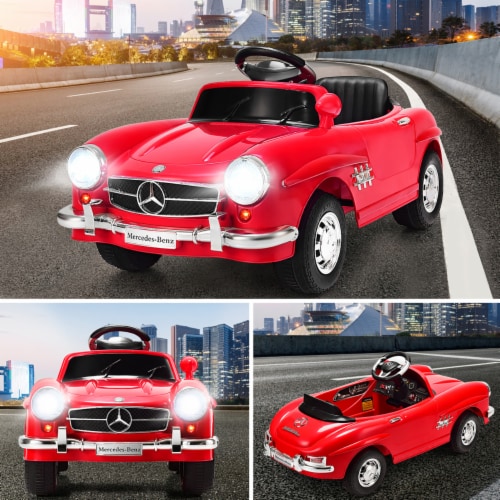 RED MERCEDES BENZ 300SL AMG RC Electric Toy Kids Baby Ride