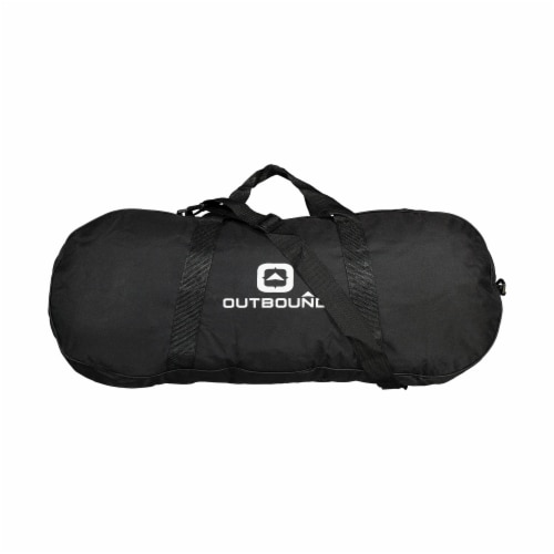 Outbound Lightweight 19 In Aluminum Snowshoes Kit with Poles & Carrying Tote Bag Perspective: right