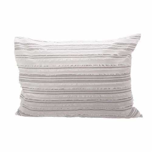 Glitzhome Rhythmic Melody Cotton Comforter Set - 6 Piece - White Perspective: right