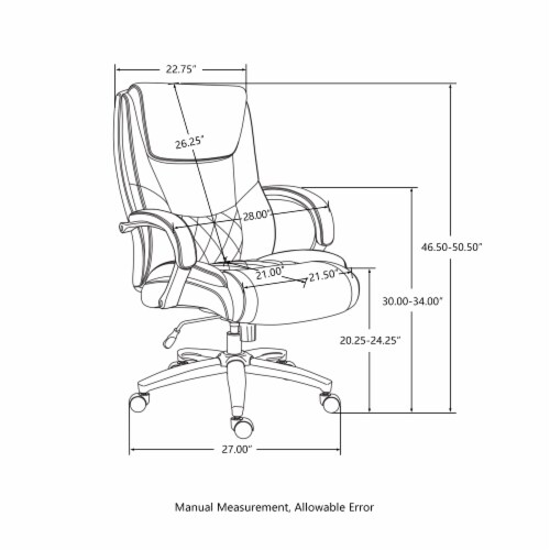 Glitzhome Leather Adjustable Height Swivel Chair - Camel Perspective: right