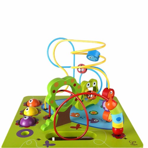 Hape country critters wooden activity toddler play cube hot sale