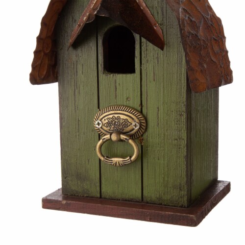 Glitzhome Rustic Garden Bird House Perspective: right