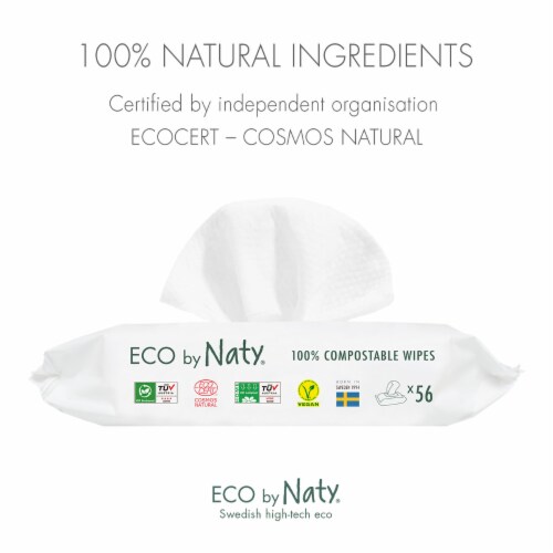 Eco by Naty Baby Wipes with Aloe Vera 672 Count Perspective: right