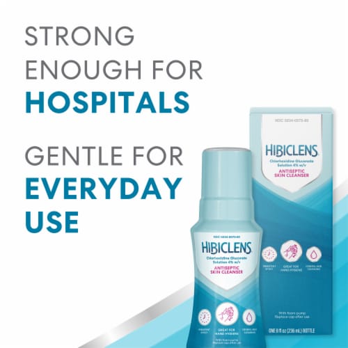 Hibiclens® Antiseptic Skin Cleanser Foam With Pump Perspective: right