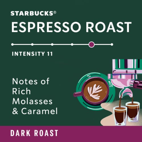 Starbucks by Nespresso Coffee Pods for Nespresso Original Line Machines Espresso Dark Roast Perspective: right