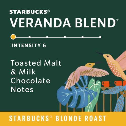 Starbucks Coffee Capsules for Nespresso Vertuo Machines Veranda Blend Blonde Roast Perspective: right