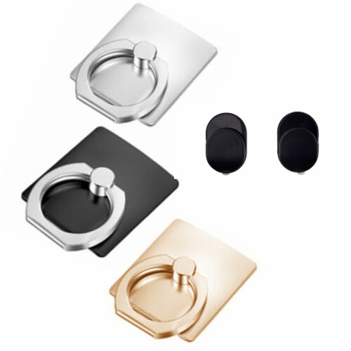 4 X Cell Phone Stand Finger Ring Mount Portable Collapsible Desk Folding Holder Perspective: right