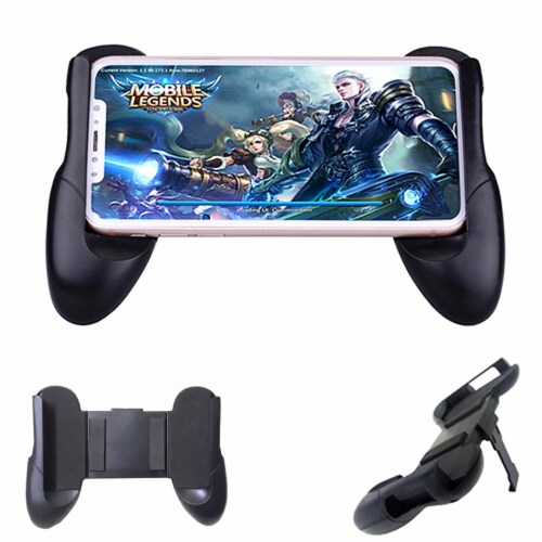 2PC Phone Holder Gamepad Grip Mobile Smartphone Controller iPhone Android Mount Perspective: right