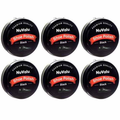 6 Pack Premium Leather Boot & Shoe Polish Cream Restores Conditions Polishes Perspective: right