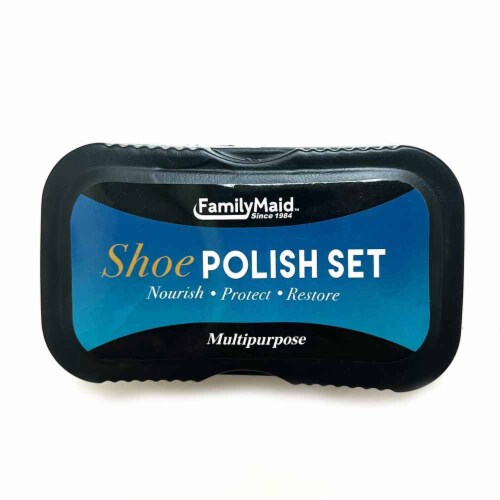 2 Pack Best Shoe Shine Sponge Polish Brush Boots Cleaner Shoe Polishing Sponges Perspective: right