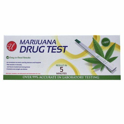 2 Pk Drug Tests Marijuana Screening Weed THC Urine At Home Test Kit Fast Results Perspective: right