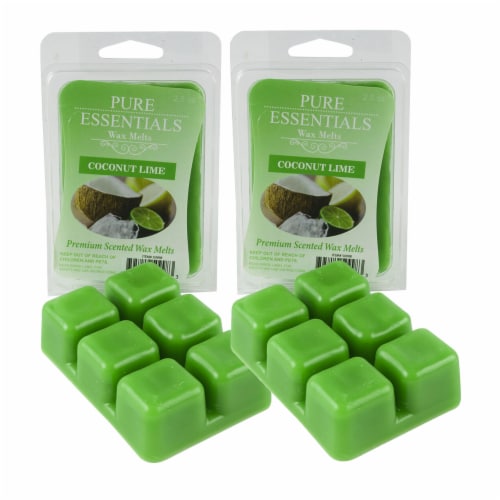 2 Pk Coconut Lime Cube Wax Melts Candle Warmers Fragrance 2.5oz Aroma  Therapy, 1 - Fry's Food Stores