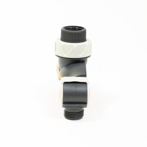 G.F. Garden Dual Outlet Tap Connector Perspective: right