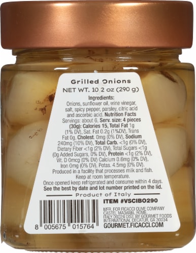 Ficacci Gourmet Chipolle Borettane Grilled Onions Perspective: right