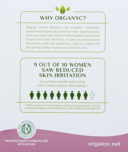 Organyc Ultra Thin Pantyliner Perspective: right