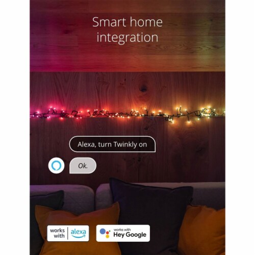 Twinkly Cluster App-Controlled Smart LED Christmas Lights 400 Multicolor RGB Perspective: right