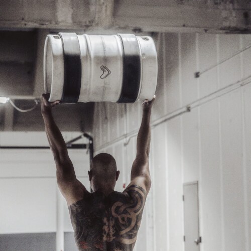 TRIBE WOD King Keg - 35-600 Lbs Sandbags for Strength & Cardio Training Perspective: right
