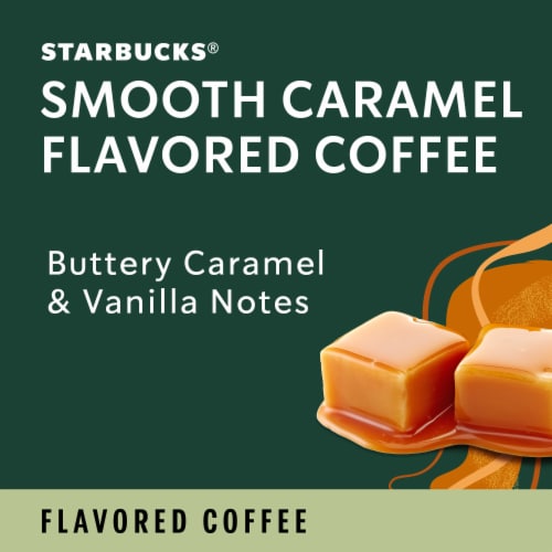 Starbucks By Nespresso Original Line Pods Flavored Roast Coffee Smooth Caramel 100% Arabica Perspective: right