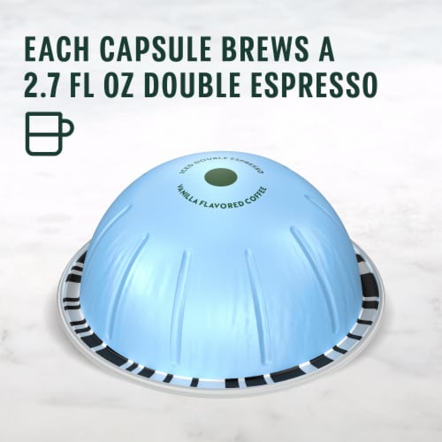 Starbucks by Nespresso Vertuo Iced Double Espresso Vanilla Flavored Coffee Pods Perspective: right