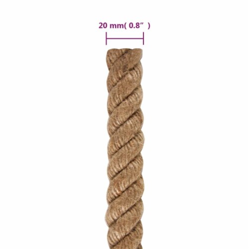 vidaXL Rope 100% Jute 0.8 1968.5 Perspective: right
