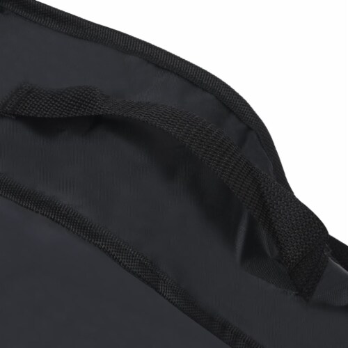 vidaXL Guitar Bag for 3/4 Classical Guitar Black 37 x13.8 Fabric Perspective: right