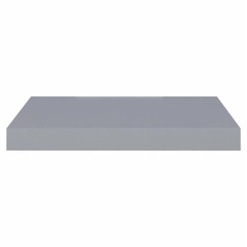 vidaXL Floating Wall Shelves 4 pcs Gray 15.7 x9.1 x1.5 MDF Perspective: right