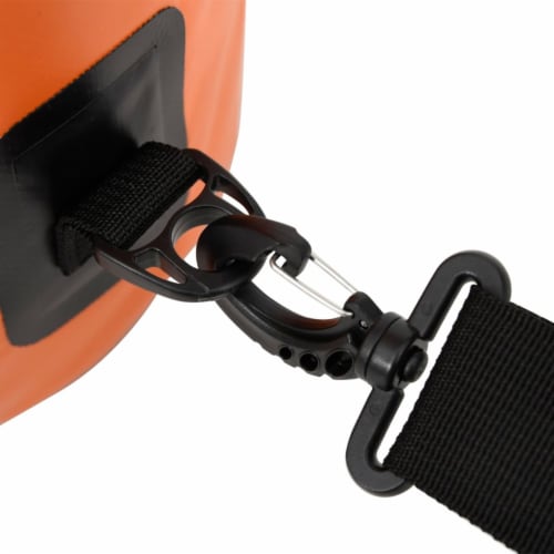 vidaXL Dry Bag Orange 4 gal PVC Perspective: right