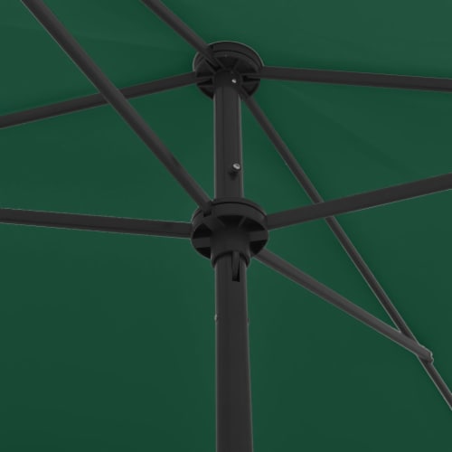 vidaXL Beach Umbrella Green 78.7 x49.2 Perspective: right