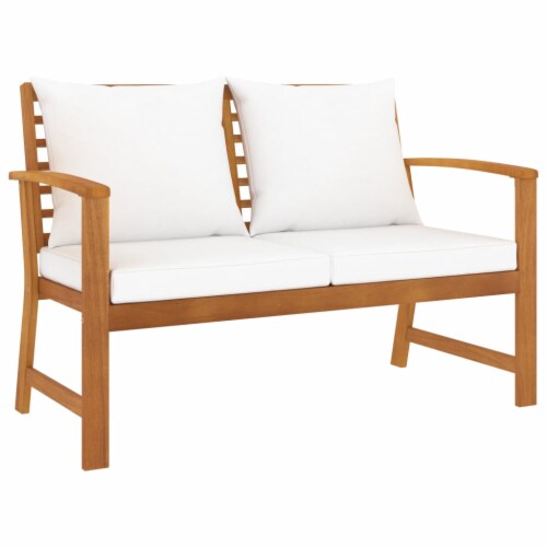 Vidaxl 5 piece garden lounge set with cushions solid acacia wood best sale