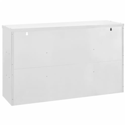 vidaXL Kitchen Wall Cabinet 47.2 x15.7 x29.5  Stainless Steel Perspective: right