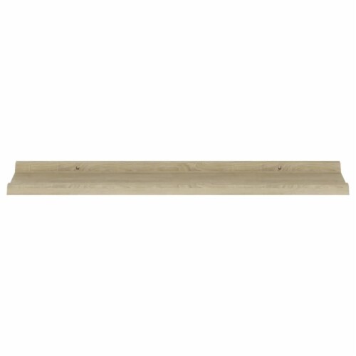 vidaXL Wall Shelves 2 pcs Sonoma Oak 31.5 x3.5 x1.2 Perspective: right