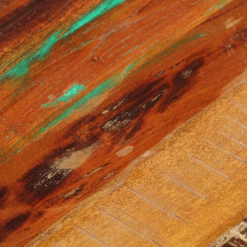 vidaXL Table Top Ø19.7 x(0.59 -0.63 ) Solid Reclaimed Wood Perspective: right