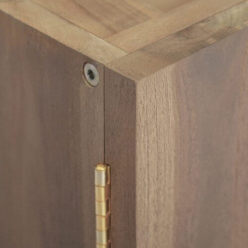 vidaXL Wall-mounted Bathroom Cabinet 35.4 x15.4 x15.7 Solid Wood Teak Perspective: right