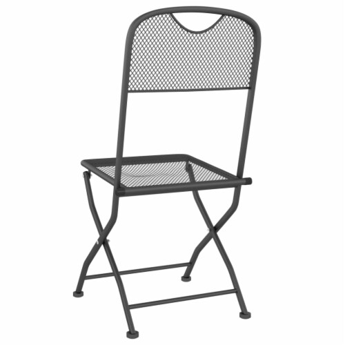 Metal mesh online folding patio chair