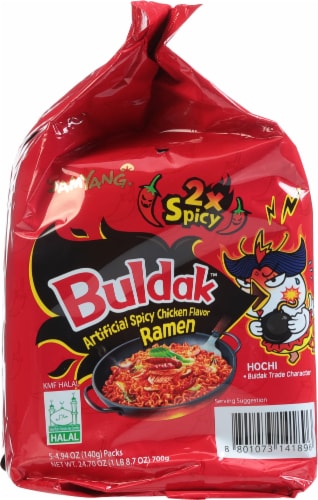 Samyang Buldak™ Spicy Chicken Flavor Ramen Noodles Perspective: right