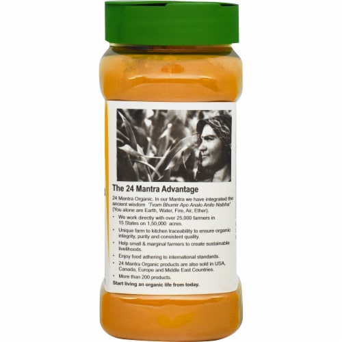 24 Mantra Organic Turmeric Powder Perspective: right