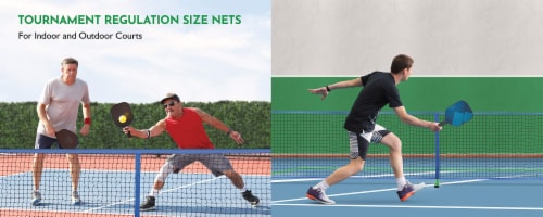 flybold Pickleball Net | Regulation Size | Lightweight & Sturdy Perspective: right