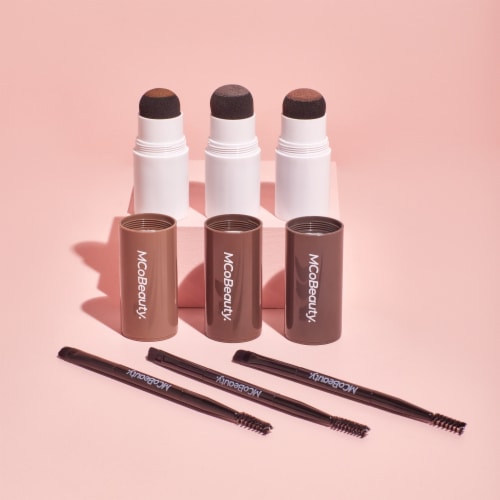 MCoBeauty Instant Brow Stamp Express Kit Easy-to-use Brow Pomade - Light/Medium Perspective: right