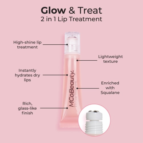MCoBeauty® Glow & Treat 2-in-1 Lip Oil - Berry Perspective: right